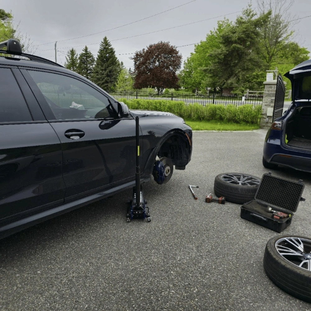 Same Day roadside tire changing service Denver